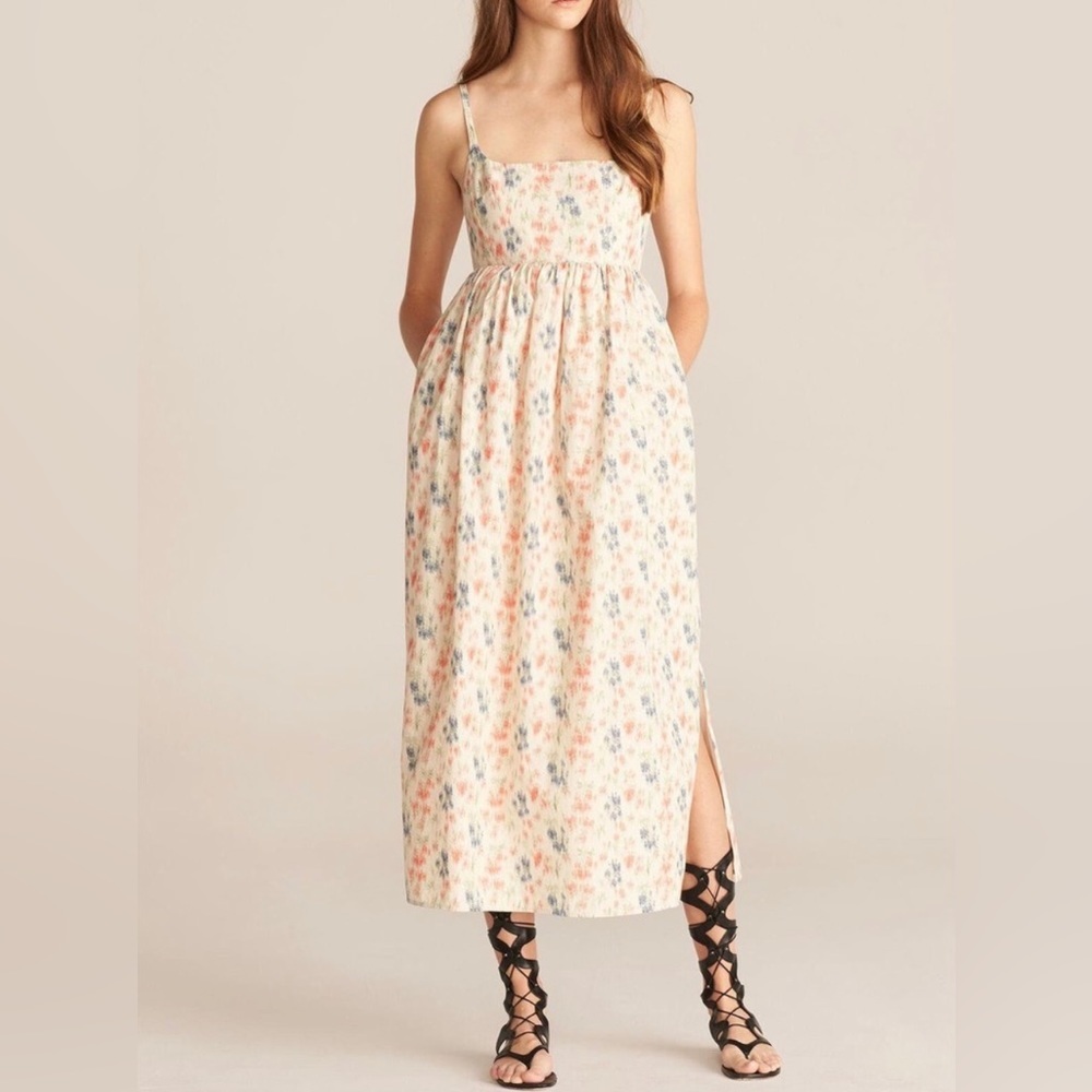 Rebecca Taylor dress Sleeveless Long Emma Dress In Floral #floraldress #dress